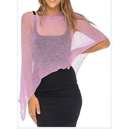 Effortless Elegance Sheer Poncho