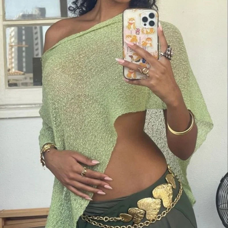 Effortless Elegance Sheer Poncho
