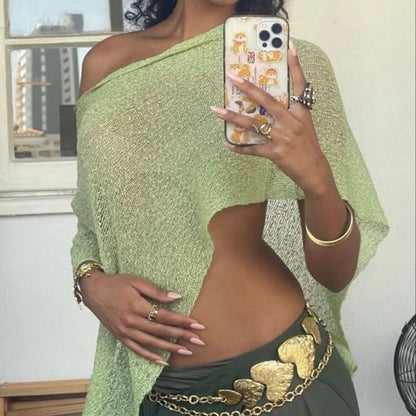 Effortless Elegance Sheer Poncho